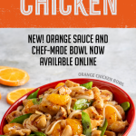 Chicken in orange sauce